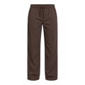 Everyday Drawstring Pants — Chocolate Brown front view