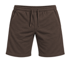 Everyday Drawstring Shorts — Chocolate Brown front view